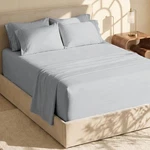 Sheet Set Cal King Extra Deep Pocket 18-24 Inch Silver 6 Piece Hearth Harbor. Fixed Price $51.99.