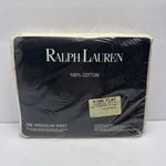 New Ralph Lauren King Flat Sheet Camel Irregular 100% Cotton Tan Brown. Fixed Price $48.00.