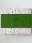 Kate Spade Queen 4 Pc Sheet Set 100% Cotton Percale White Flowers Pink Nwt. Fixed Price $59.99.