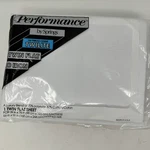 Springs - Performance Twilite Twin Flat Sheet Iron White Sealed Nos. Fixed Price $9.99.