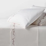 King Size 400 Thread Threshold Performance Sheet Set Ivory Love Detail Target. Fixed Price $49.95.