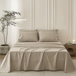 Bdear 6PS Linen Grey Queen Size Bedding Sets Like Cotton Oeko-t.... Fixed Price $89.56.