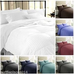 Duvet Cover & Pillow Case 100% Egyptian Cotton Stripe 400TC Bedding Set All Size. Fixed Price $37.50.