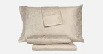 Art Of Weave 1000 Tc Cotton Blend Sheet Set Feathers/leaves Cal King Tan. Fixed Price $61.99.