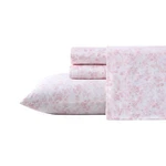 Laura Ashley - Size Sheet Set, Soft Cotton Sateen Queen, Bella Pink. Fixed Price $124.52.