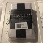 New Lauren Ralph Spencer Solid Sateen Two Standard Pillowcases Soft Grey. Fixed Price $39.00.