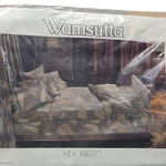 Vintage Wamsutta Key West King Flat Sheet 180 Tc Percale Made Usa Bedding. Fixed Price $57.19.