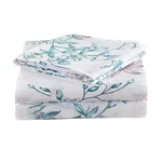Jsd White Blue Floral Printed Sheet Set Queen Size, 4 Piece Botanical Microfiber. Fixed Price $35.67.