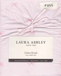 Laura Ashley Full Sheet Set Curtsey Bow Pink 4PC Stripe Farmhouse Chic Cottage. Fixed Price $62.99.