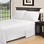 Egyptian Cotton 300 Thread Count Bed Sheet Set, 2 Elastic Deep Pocket Fitted. Fixed Price $102.99.