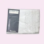 Nip Wamsutta King Luxury Supercale Coordinates White Eyelet Ruffled Bedskirt. Fixed Price $48.00.