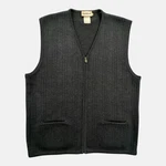 Vintage Matinique Sweater Vest Mens Xl Gray Full Zip Wool Blend Pocket Hong Kong. Fixed Price $29.99.