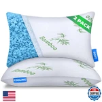 Sleepavo Queen Cooling Shredded Memory Foam Pillow Set Of 2 - Adjustable. Fixed Price $71.07.