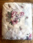 Pacific Enterprise Designer Coordinated Sheet Set King 100% Cotton Floral & Whit. Fixed Price $59.99.