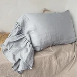 Ruffles Linen Pillowcase. Pure Flax Sham 100% French Ruffled Pil.... Fixed Price $65.06.