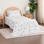 Berkshire Peanuts Snoopy Sleepy Day Queen Sheet Set White 100% Polyester New. Fixed Price $47.99.