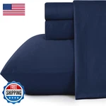 Shunjie.home 100 Cotton Queen Bed Sheets Set - 600 Thread Count Sateen 4. Fixed Price $76.14.
