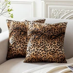 Carrie Home Leopard Print Pillow 16" X (pack Of 2), Cheetah Set. Fixed Price $24.64.