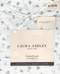 Laura Ashley King Sheet Set Rosy Day Blue 4PC Farmhouse Cottage Shabby Green. Fixed Price $85.99.