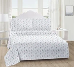 Bed Set, 3PC, 4 Breathable & Silky Soft Feeling Printed Elegant. Fixed Price $29.99.