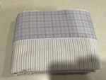 Vtg Sheridan Australia 100% Cotton King Flat Sheet- Lavender/blue Stripe 96X108. Fixed Price $32.50.