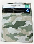 Mainstays Twin/twin Xl Jersey Sheet Set Cotton Polyester Camo Oeko-tex. Fixed Price $16.35.