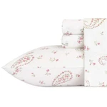 Laura Ashley King Cotton Sateen Bedding Set Elegant Paisley Design 300 Thread.... Fixed Price $71.49.