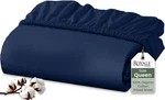 Royale Linens 100% Organic Cotton Fitted Sheet Percale Weave Super Soft Dee.... Fixed Price $29.23.