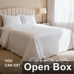Twk 1200 Thread Count, Egyptian Cotton Bed Sheets Set, White, King. Fixed Price $72.01.