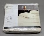 Jcp Simply Elegant 250 Egyptian Thread Count Ivory Detail King Flat Sheet New. Fixed Price $19.90.