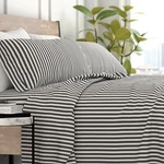 Kaycie Gray Fashion 4 Piece Ultra Soft 100% Microfiber Ribbon Bed Sheet Set. Fixed Price $47.99.