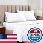Superior Egyptian Cotton 4 Piece Sheet Set Luxury 1000 Thread Count Modern. Fixed Price $63.86.