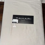 Tahari Home Full Solid Beige 100% Cotton Sheet 4PC Set New. Fixed Price $45.95.