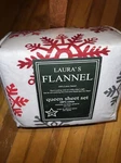 Lauras 100% Cotton Solid Flannel Set Cozy, Deep Pocket Queen. Fixed Price $64.44.