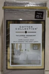 Levinsohn Cotton Collection Tailored Split Corners 15" Drop Bed Skirt - Twin. Fixed Price $24.95.