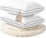 Lane Linen Bed Pillows King Size Set Of 2-20"X36" Medium Firm Down Alternative. Fixed Price $50.99.