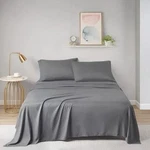 Intelligent Design Microfiber All Season Soft Touch Charcoal Queen Sheet Set. Fixed Price $18.00.