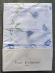 New Yves Delorme Farfalla Sun King Flat Egyptian Cotton Bed Sheet. Fixed Price $175.00.