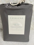 Casaluna Supima Sateen Sheet Set Full Metal Grey 500 Tc. Fixed Price $35.99.