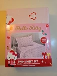 Sanrio Hello Kitty 3 Piece Twin Size Bed Set And Pillowcase Heart. Fixed Price $19.99.