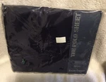 Ralph Lauren Polo Sheet Twin Flat Navy Supima Cotton Green Embroidered Horse. Fixed Price $29.99.