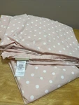Pottery Barn Teen Pink White Polka Dot Twin Sheet Set. Fixed Price $26.99.