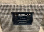 Sheridan Australia Full Flat Sheet Blue Gingham Pattern New 100% Cotton. Fixed Price $29.99.