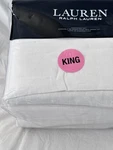 4 Pc Ralph Lauren Kent Linen White King Sheet Set $365 Nip. Fixed Price $233.75.