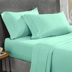 Pieridae Queen Set - 4 Pieces Aqua For Size Bed All Season. Fixed Price $39.21.