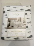 Lenox 6-PIECE Queen Pine Trees Soft & Warm 100% Cotton Flannel Sheet Set. Fixed Price $47.99.