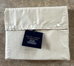 Ralph Lauren Organic Sateen Queen Flat Sheet Coastal Sand 624 $170 Nwt. Fixed Price $50.36.