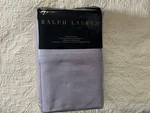 Ralph Lauren Lavender 464 Tc Solid Percale Cotton King Flat Sheet - New. Fixed Price $129.00.