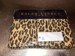 #2 Ralph Lauren Home Aragon Neutral Leopard King Flat Sheet Nwt. Fixed Price $275.00.