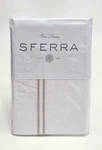 Sferra Grande Hotel Standard Sham White/taupe 100% Cotton Percale Made In Italy. Fixed Price $59.99.